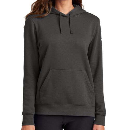 Women's Club Fleece Sleeve Swoosh Pullover Hoodie Thumbnail