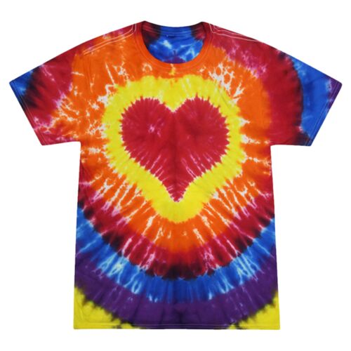 Unisex Shapes Tie-Dyed T-Shirt Thumbnail