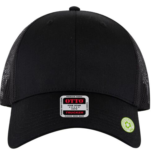 OTTO CAP 6 Panel Low Profile Mesh Back Trucker Hat Thumbnail