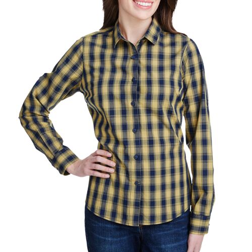 Women's Mulligan Check Cotton Dress Shirt Thumbnail