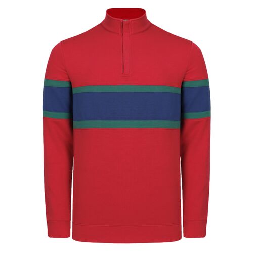 Men's Owen Quarter-Zip Colorblock Pullover Thumbnail