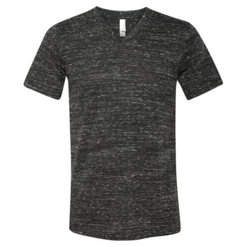Unisex Textured Jersey V-Neck Tee Thumbnail