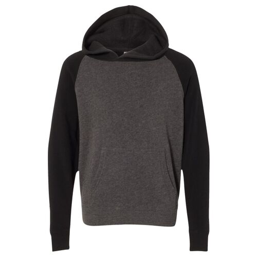 Youth Lightweight Special Blend Raglan Hooded Sweatshirt Thumbnail