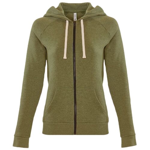 Women's Malibu Raglan Full-Zip Hoodie Sweatshirt Thumbnail