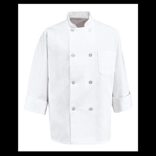 Eight Pearl Button Chef Coat - Tall Sizes Thumbnail